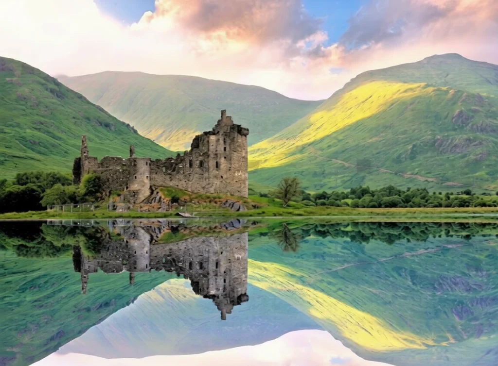 Traveling in the Scottish Highlands