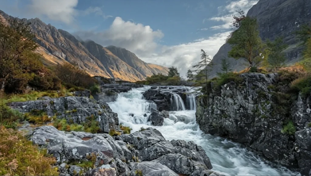 Traveling in the Scottish Highlands
