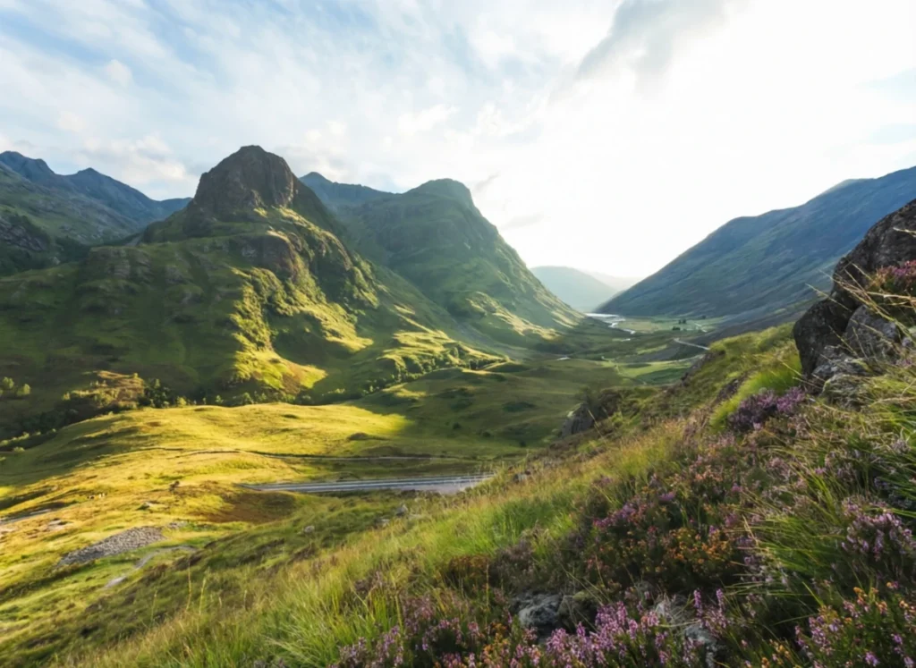 Traveling in the Scottish Highlands