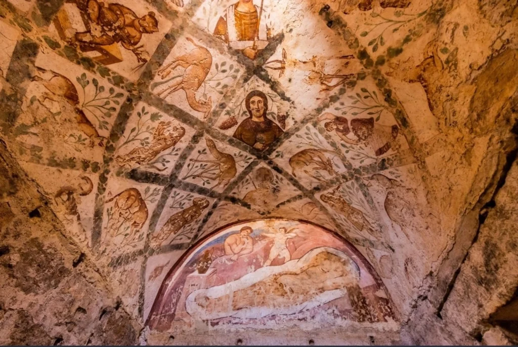 Quseir Amra frescoes