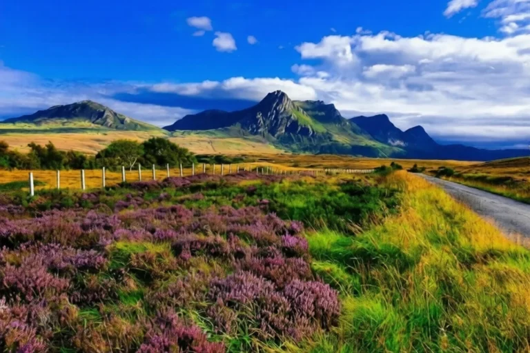 Traveling in the Scottish Highlands