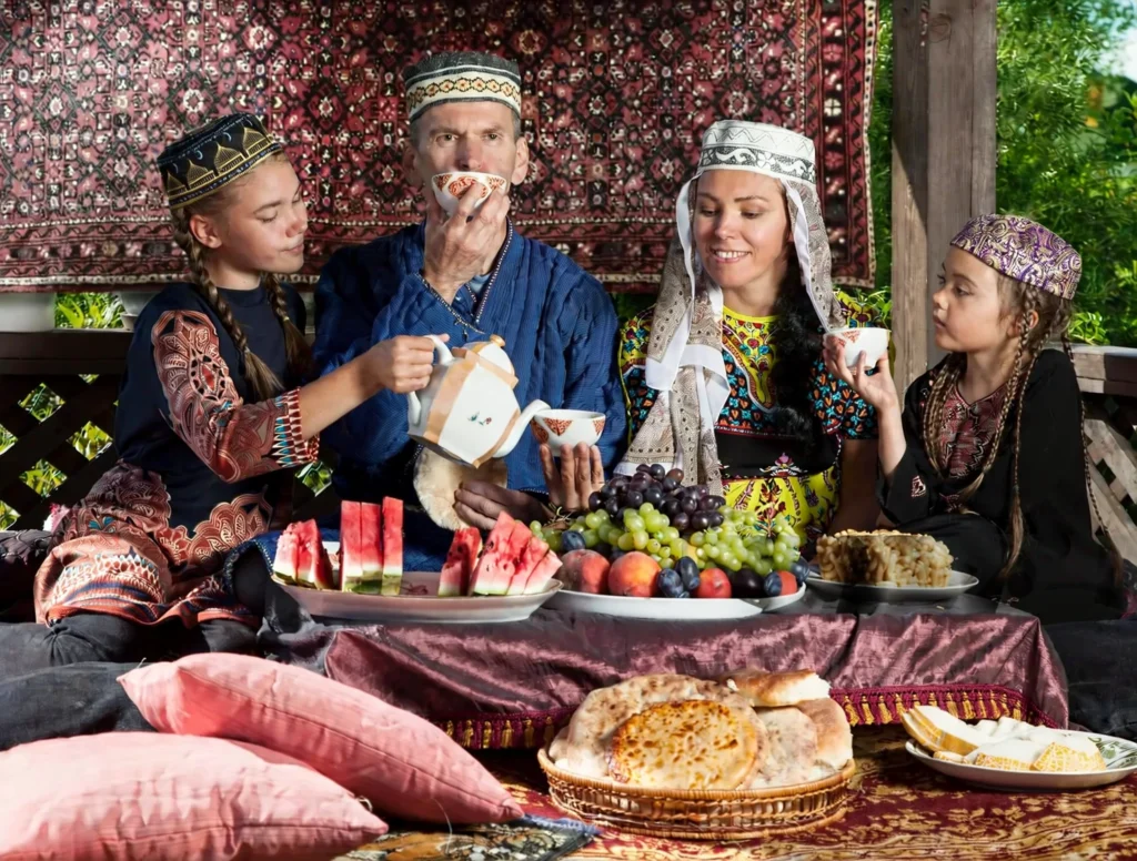 Traditional Plov in Uzbekistan